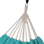 Casa si Gradina - Gradina si terasa - Balansoare si hamace - Balansoare - SONGMICS Hamac dublu, accesorii de prindere cu chingi si carabiniere, 210x150 cm, 300 kg, albastru - Infinity.ro