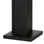 Casa si Gradina - Sanitare - Suporturi si accesorii baie - Accesorii baie - Stand cu perie WC si suport hartie igienica, metal si bambus, 79cm, negru - Infinity.ro