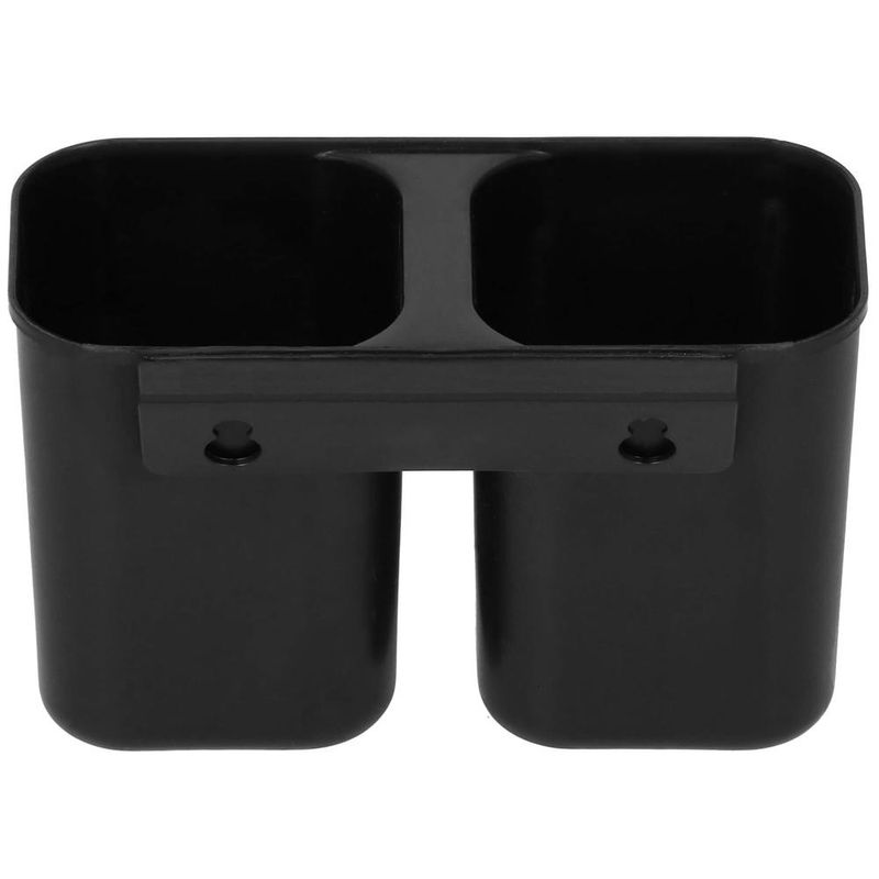 Casa si Gradina - Mobilier - Seturi de mobilier - Seturi bucatarie - Uscator de vase cu suport tacamuri, din otel cromat, cu tava de scurgere, 40x19x13cm, negru - Infinity.ro