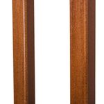 Petshop - Accesorii petshop - Jucarii animale - Jucarii educative - Poarta de siguranta Safety Gate pentru scari, ajustabila 111-117 cm, din otel si lemn, negru maro - Infinity.ro