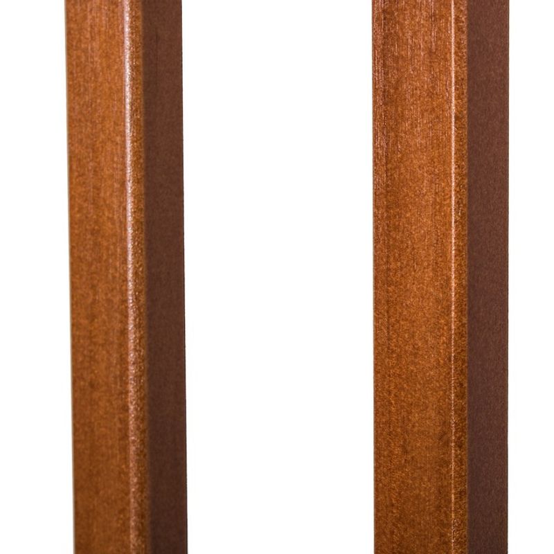 Petshop - Accesorii petshop - Jucarii animale - Jucarii educative - Poarta de siguranta Safety Gate pentru scari, ajustabila 111-117 cm, din otel si lemn, negru maro - Infinity.ro