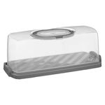 Casa si Gradina - Mobilier - Seturi de mobilier - Seturi bucatarie - Cutie depozitare paine, 5Five, polipropilena, 36x13x16 cm, gri - Infinity.ro