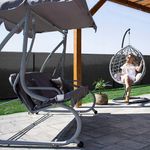 Casa si Gradina - Gradinarit si plante - Sere si solarii - Plasa umbrire si intimitate pentru gard, 1.5m latime, 50m lungime, 140g densitate, gri - Infinity.ro