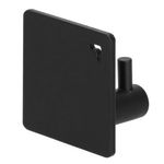 Casa si Gradina - Sanitare - Suporturi si accesorii baie - Accesorii baie - Set 4 agatatori tip cuier pentru baie, sistem fixare inclus, aluminiu, negru - Infinity.ro