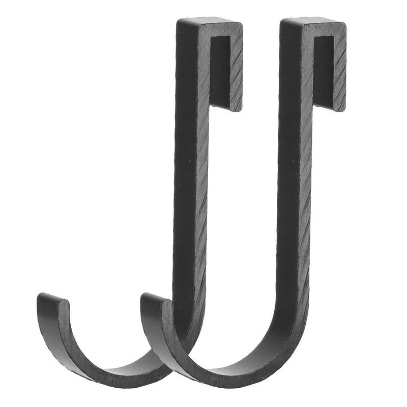 Casa si Gradina - Sanitare - Suporturi si accesorii baie - Accesorii baie - Raft de baie cu 2 agatatori, 2 sisteme instalare pe perete, aluminiu, 32x12x4cm, negru - Infinity.ro