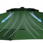 Casa si Gradina - Gradinarit si plante - Sere si solarii - Umbrela terasa gradina, cu manivela, diametru 400cm, Verde - Infinity.ro