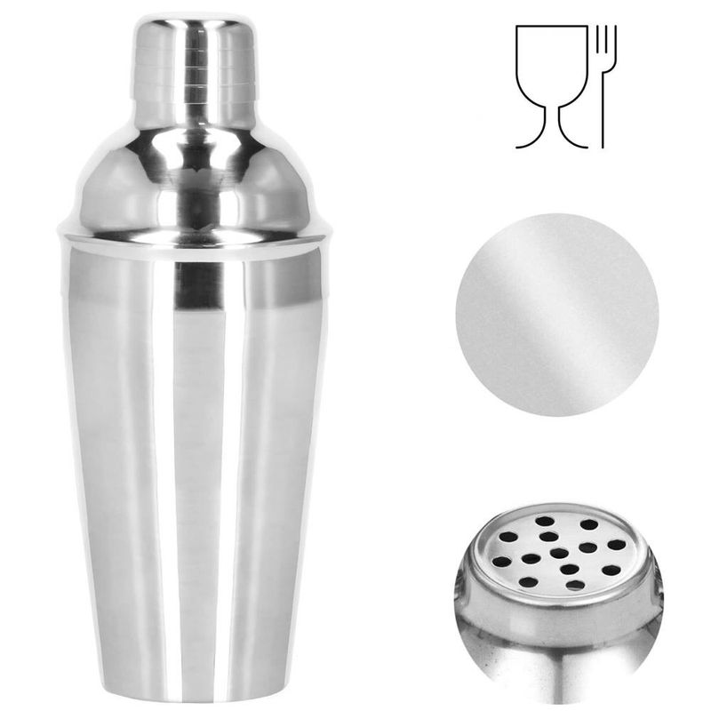 Casa si Gradina - Mobilier - Seturi de mobilier - Seturi bucatarie - Set Cocktail Shaker Kit pentru barmani 550ml, KI20, 5 piese - Infinity.ro