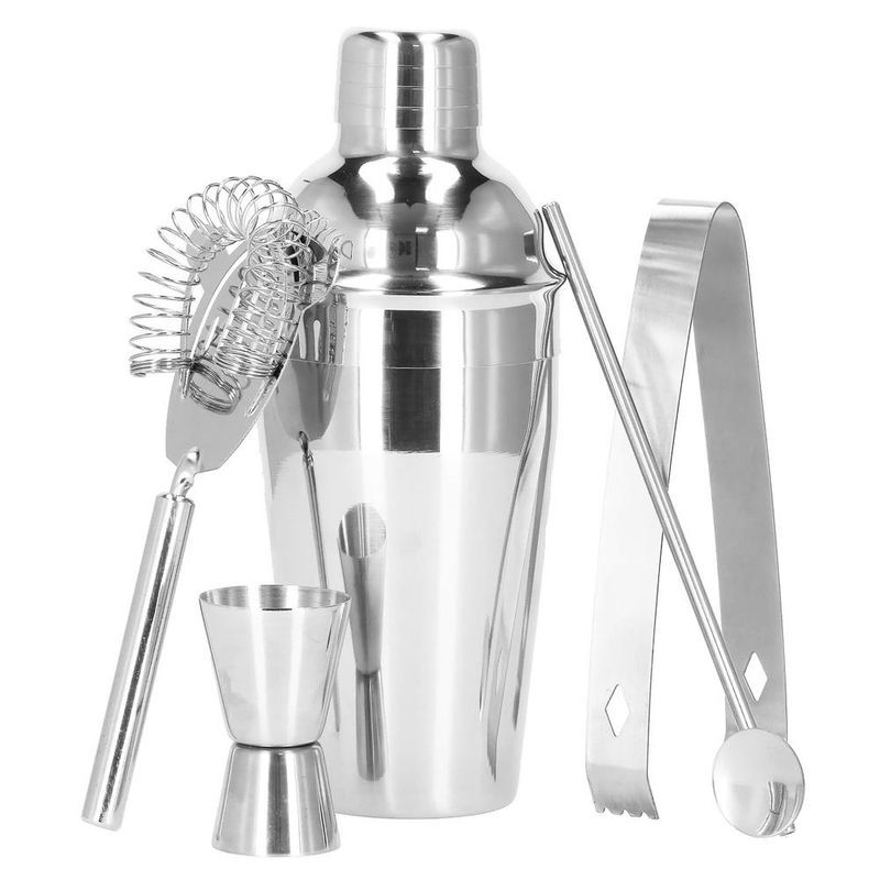 Casa si Gradina - Mobilier - Seturi de mobilier - Seturi bucatarie - Set Cocktail Shaker Kit pentru barmani 550ml, KI20, 5 piese - Infinity.ro