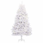 Casa si Gradina - Decoratiuni - Decoratiuni de sezon - Brad de Craciun artificial cu 300 LED Alb 270 cm PVC si Metal - Infinity.ro