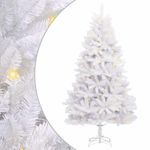Casa si Gradina - Decoratiuni - Decoratiuni de sezon - Brad de Craciun artificial cu 300 LED Alb 270 cm PVC si Metal - Infinity.ro