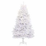 Casa si Gradina - Decoratiuni - Decoratiuni de sezon - Brad de Craciun artificial cu 300 LED Alb 300 cm PVC si Metal - Infinity.ro
