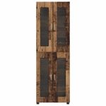 Casa si Gradina - Mobilier - Seturi de mobilier - Seturi living - Bufet cu Raft cu usa Lemn vechi 60 x 35 x 182 cm Lemn compozit - Infinity.ro