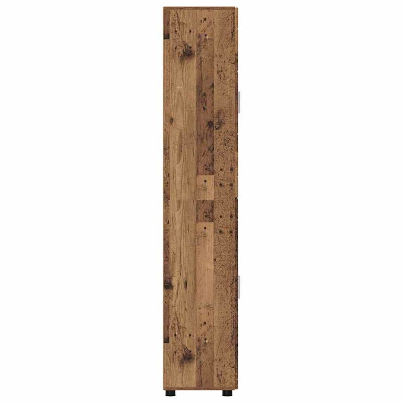 Casa si Gradina - Mobilier - Seturi de mobilier - Seturi living - Bufet cu Raft cu usa Lemn vechi 60 x 35 x 182 cm Lemn compozit - Infinity.ro