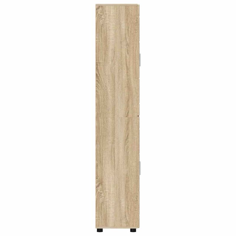 Casa si Gradina - Mobilier - Seturi de mobilier - Seturi living - Bufet cu Raft Stejar Sonoma 60 x 35 x 182 cm Lemn compozit - Infinity.ro