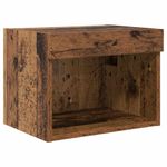 Casa si Gradina - Mobilier - Comode si corpuri - Comode - Unitati TV de perete cu LED 5 pcs Lemn vechi 100 x 30 x 30 cm - Infinity.ro