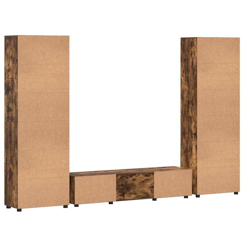 Casa si Gradina - Mobilier - Seturi de mobilier - Seturi living - Set comoda TV cu sertar cu Raft Stejar fumuriu Lemn compozit - Infinity.ro