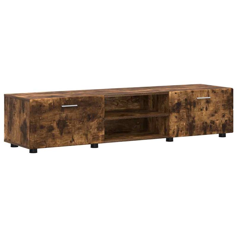 Casa si Gradina - Mobilier - Seturi de mobilier - Seturi living - Set comoda TV cu sertar cu Raft Stejar fumuriu Lemn compozit - Infinity.ro