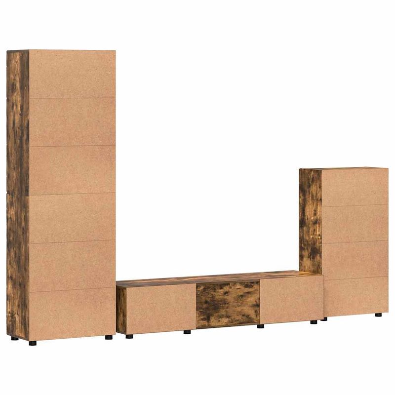 Casa si Gradina - Mobilier - Seturi de mobilier - Seturi living - Set comoda TV cu sertar cu Raft Stejar fumuriu Lemn compozit - Infinity.ro