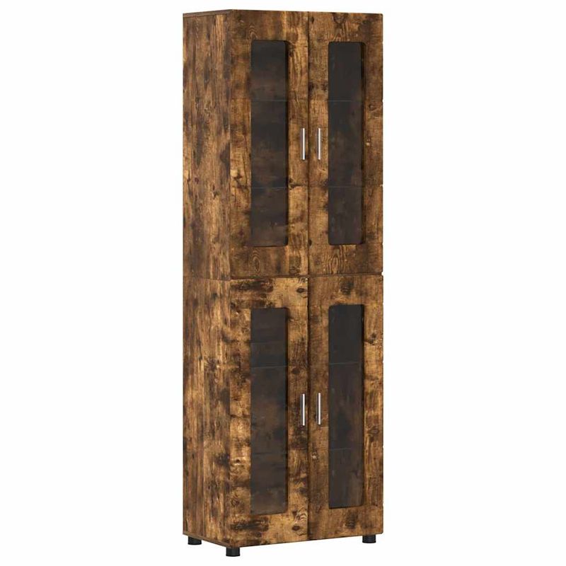 Casa si Gradina - Mobilier - Seturi de mobilier - Seturi living - Set comoda TV cu sertar cu Raft Stejar fumuriu Lemn compozit - Infinity.ro