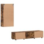 Casa si Gradina - Mobilier - Seturi de mobilier - Seturi living - Set comoda TV cu sertar cu Raft Stejar fumuriu Lemn compozit - Infinity.ro