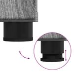 Casa si Gradina - Mobilier - Seturi de mobilier - Seturi living - Set comoda TV cu sertar cu Raft cu usa Gri Sonoma Lemn compozit - Infinity.ro