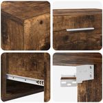 Casa si Gradina - Mobilier - Seturi de mobilier - Seturi living - Set comoda TV cu sertar cu Raft Stejar fumuriu Lemn compozit - Infinity.ro