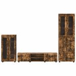 Casa si Gradina - Mobilier - Seturi de mobilier - Seturi living - Set comoda TV cu sertar cu Raft Stejar fumuriu Lemn compozit - Infinity.ro