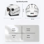 Auto si Moto - Moto - Echipamente protectie moto - Casti moto - Casca Moto/Scuter FIXATO Italia, Viziera Dubla, Protectie UV, marime universala 56-62cm, Neagra - Infinity.ro