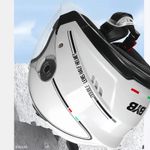 Auto si Moto - Moto - Echipamente protectie moto - Casti moto - Casca Moto/Scuter FIXATO Italia, Viziera Dubla, Protectie UV, marime universala 56-62cm, Neagra - Infinity.ro