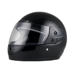 Auto si Moto - Moto - Echipamente protectie moto - Casti moto - Casca moto/scuter Full face unisex, cu viziera, marime universala 58-62cm, Negru Lucios - Infinity.ro