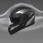 Auto si Moto - Moto - Echipamente protectie moto - Casti moto - Casca Moto/Scuter FIXATO Phantom, Protectie UV, Viziera Dubla, Ventilatie buna, Negru Auriu, Marime universala 54-62 cm - Infinity.ro