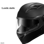 Auto si Moto - Moto - Echipamente protectie moto - Casti moto - Casca Moto/Scuter FIXATO Ultra, Protectie UV, Viziera Dubla,Esarfa de iarna detasabila, Negru lucios, Marime 54-62 cm - Infinity.ro