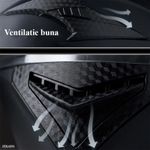 Auto si Moto - Moto - Echipamente protectie moto - Casti moto - Casca Moto/Scuter FIXATO Ultra, Protectie UV, Viziera Dubla,Esarfa de iarna detasabila, Negru lucios, Marime 54-62 cm - Infinity.ro