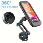 Auto si Moto - Moto - Accesorii moto si consumabile - Suport Universal Impermeabil pentru Telefon pentru Motocicleta, Bicicleta, Scuter, Material ABS, Suport GPS, FIXATO - Infinity.ro