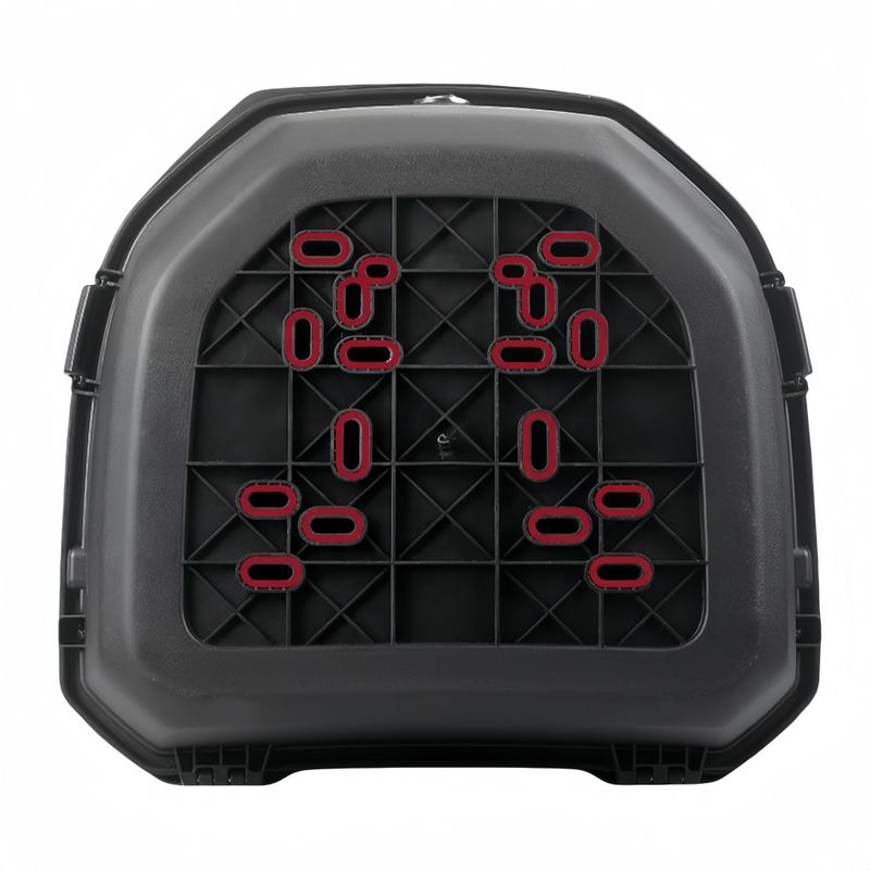 Auto si Moto - Moto - Accesorii moto si consumabile - Cutie portbagaj moto / scuter, 39x39x29 cm, FIXATO, cu cheie si sistem antifurt, Negru - Infinity.ro