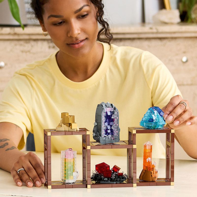 Jucarii, Copii si Bebe - Jucarii si jocuri - Seturi de constructie si cuburi - Seturi de constructie - LEGO Ideas Colectia minerala 21362 - Infinity.ro