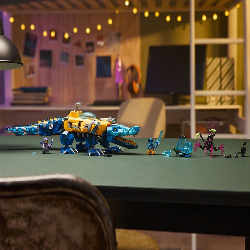 Jucarii, Copii si Bebe - Jucarii si jocuri - Seturi de constructie si cuburi - Seturi de constructie - LEGO DREAMZzz Submarin Crocodil 71512 - Infinity.ro