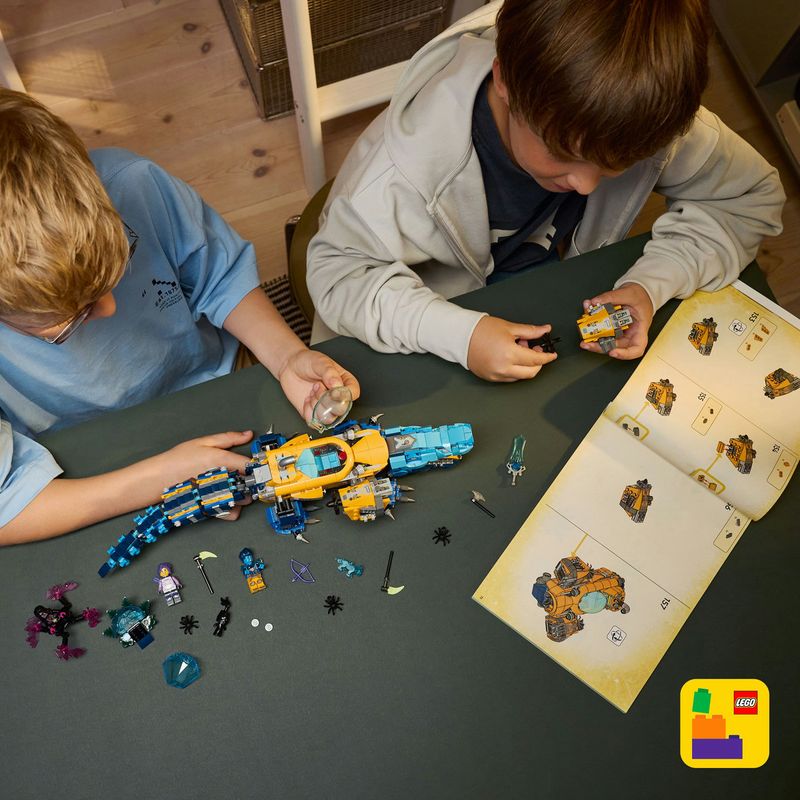 Jucarii, Copii si Bebe - Jucarii si jocuri - Seturi de constructie si cuburi - Seturi de constructie - LEGO DREAMZzz Submarin Crocodil 71512 - Infinity.ro