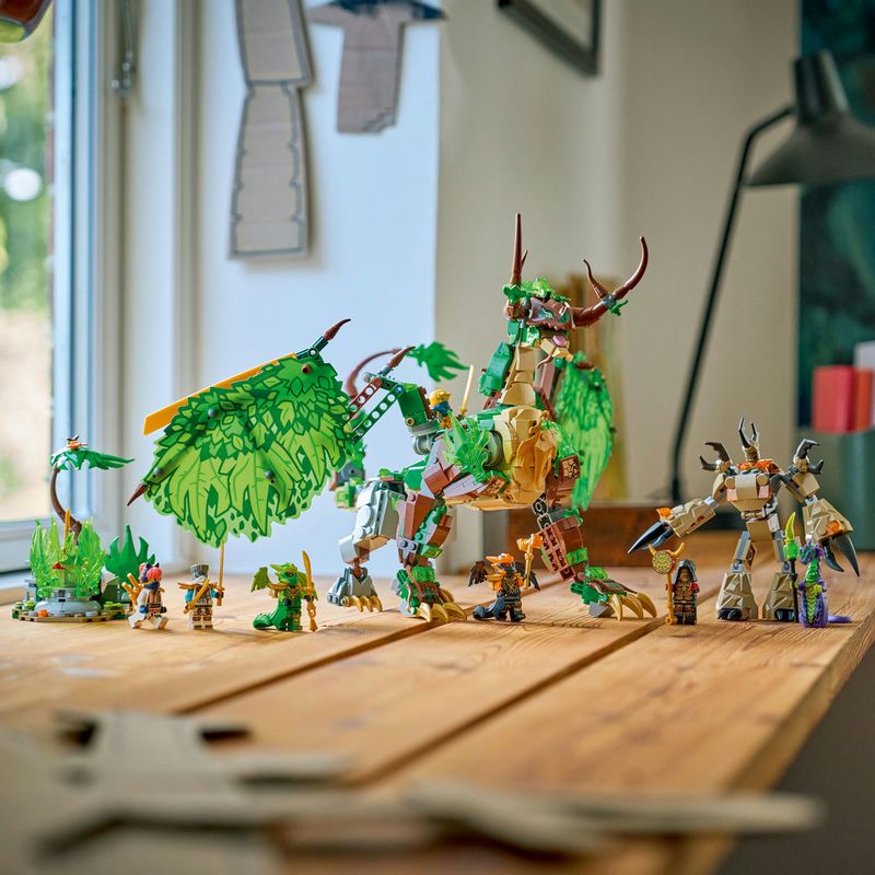 Jucarii, Copii si Bebe - Jucarii si jocuri - Seturi de constructie si cuburi - Seturi de constructie - LEGO NINJAGO Dragonul Vietii 71859 - Infinity.ro