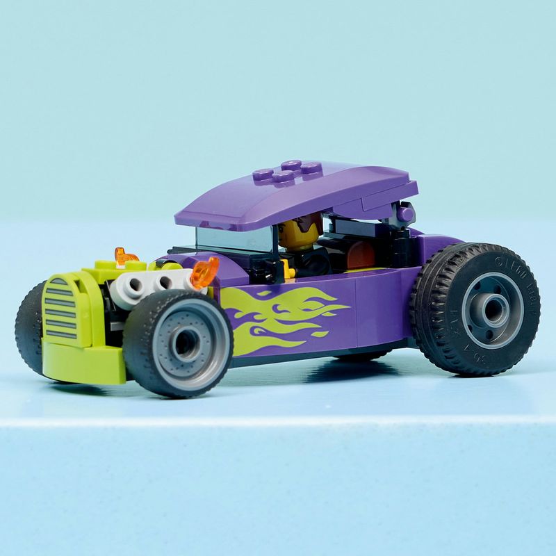 Jucarii, Copii si Bebe - Jucarii si jocuri - Seturi de constructie si cuburi - Seturi de constructie - LEGO City Vehicul Hot Rod 60485 - Infinity.ro