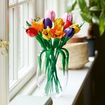 Jucarii, Copii si Bebe - Jucarii si jocuri - Seturi de constructie si cuburi - Seturi de constructie - LEGO Botanicals Buchet de lalele 11501 - Infinity.ro