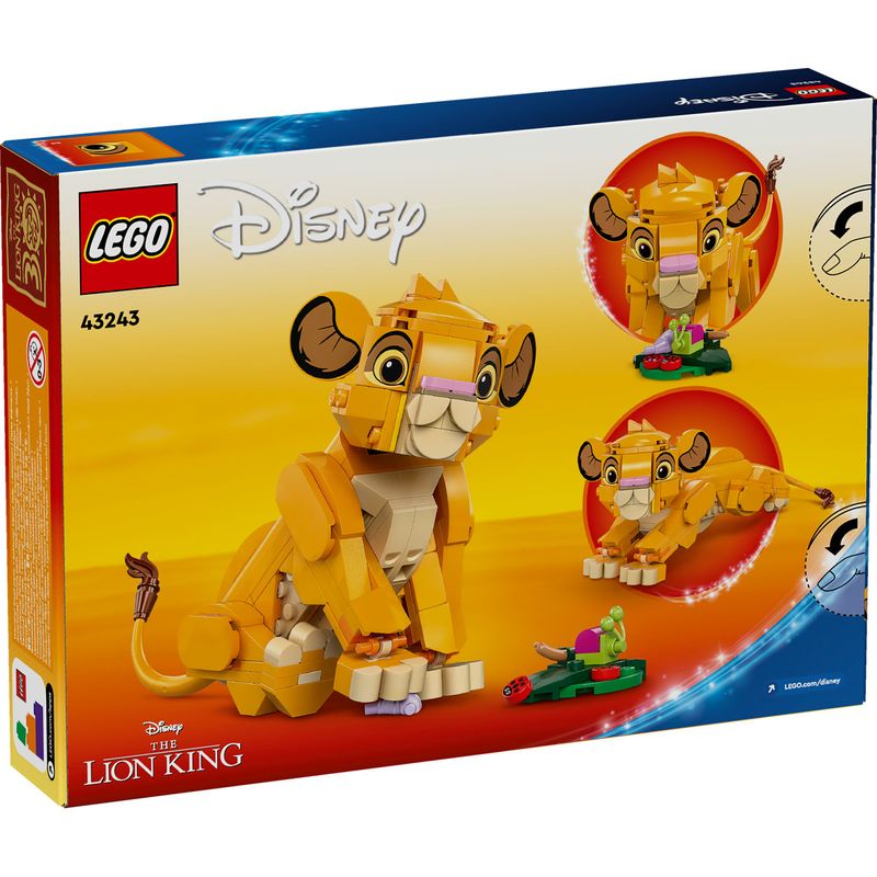Jucarii, Copii si Bebe - Jucarii si jocuri - Seturi de constructie si cuburi - Seturi de constructie - LEGO Disney Simba Regele Leu 43243 - Infinity.ro