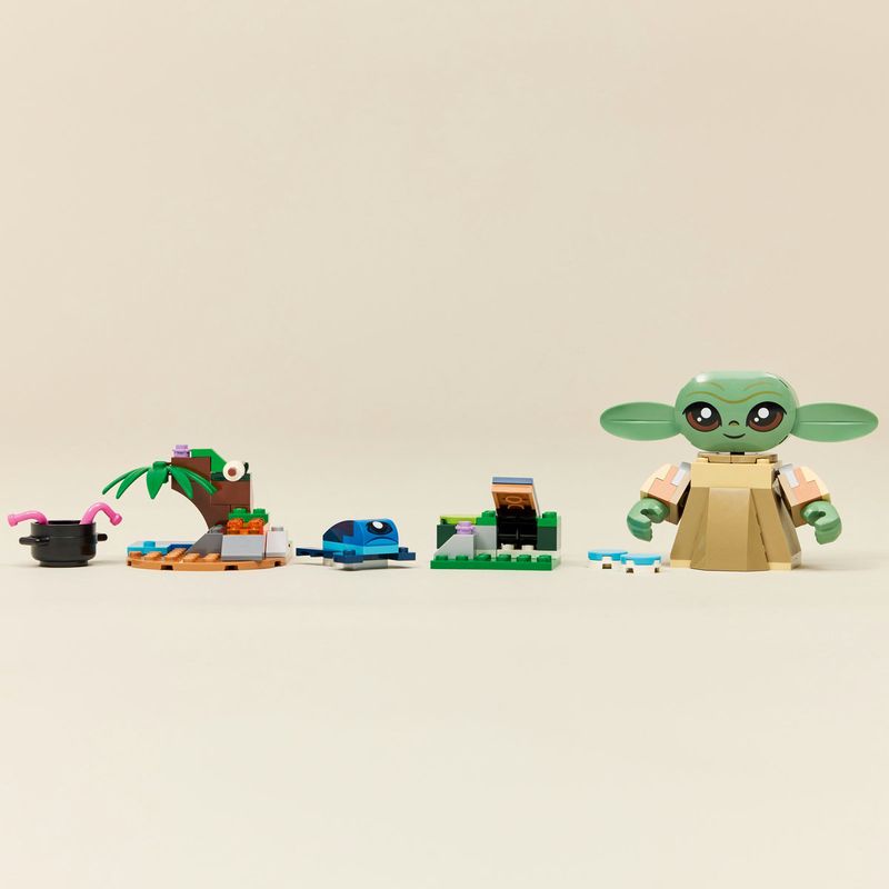Jucarii, Copii si Bebe - Jucarii si jocuri - Seturi de constructie si cuburi - Seturi de constructie - LEGO Star Wars Casa lui Grogu 75443 - Infinity.ro