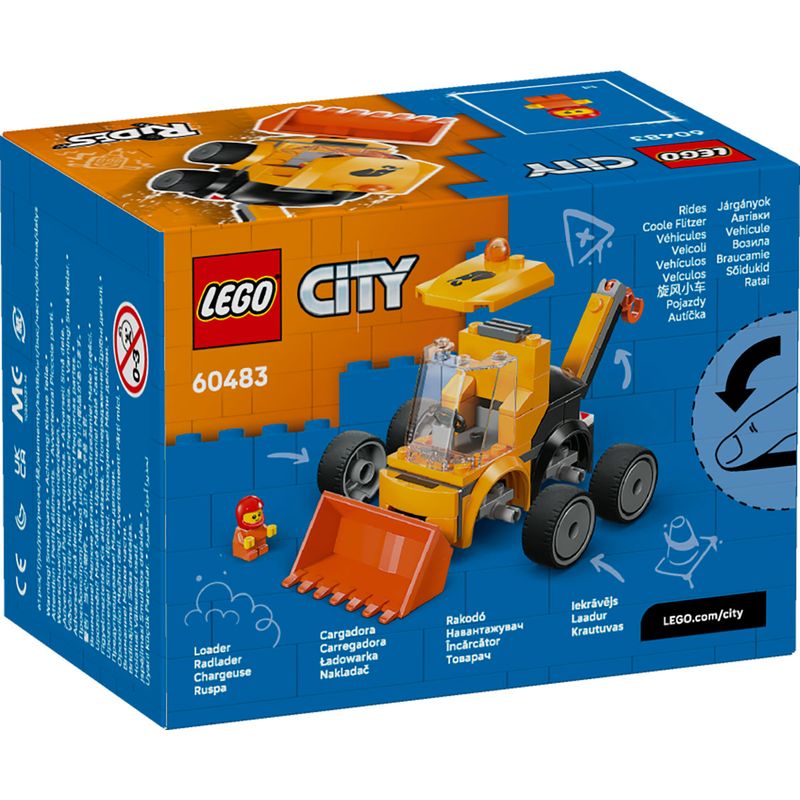 Jucarii, Copii si Bebe - Jucarii si jocuri - Seturi de constructie si cuburi - Seturi de constructie - LEGO City Vehicule – Incarcator de Constructii 60483 - Infinity.ro