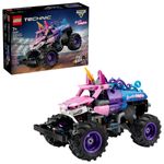 Jucarii, Copii si Bebe - Jucarii si jocuri - Seturi de constructie si cuburi - Seturi de constructie - LEGO Technic Monster Jam Sparkle Smash 42220 - Infinity.ro