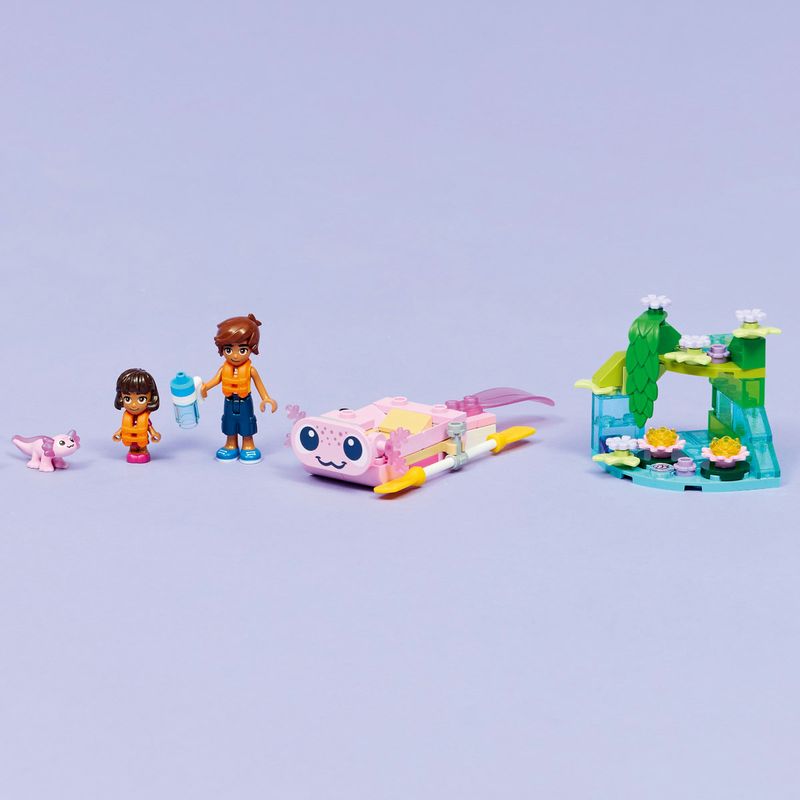 Jucarii, Copii si Bebe - Jucarii si jocuri - Seturi de constructie si cuburi - Seturi de constructie - LEGO Friends Barca-axolotl pentru aventuri 42681 - Infinity.ro
