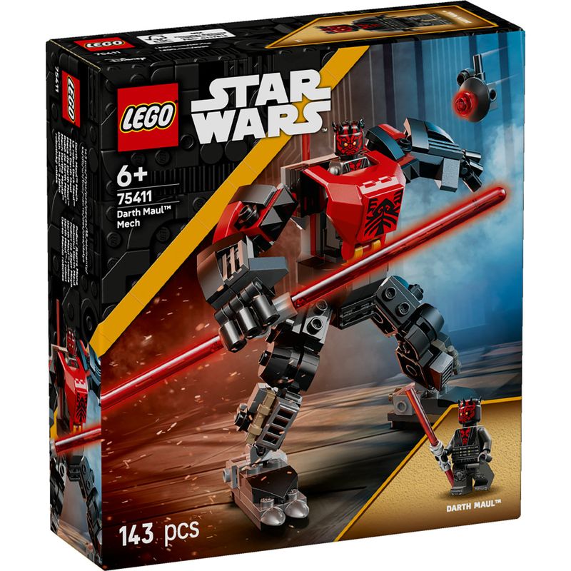 Jucarii, Copii si Bebe - Jucarii si jocuri - Seturi de constructie si cuburi - Seturi de constructie - LEGO Star Wars Robotul Darth Maul 75411 - Infinity.ro