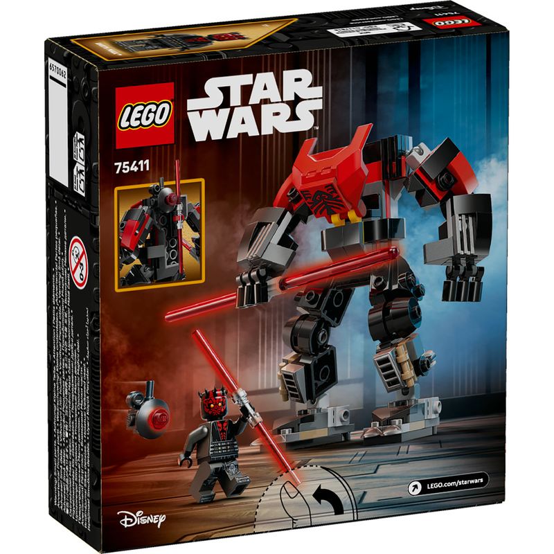Jucarii, Copii si Bebe - Jucarii si jocuri - Seturi de constructie si cuburi - Seturi de constructie - LEGO Star Wars Robotul Darth Maul 75411 - Infinity.ro