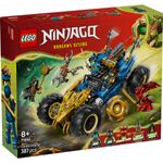 Jucarii, Copii si Bebe - Jucarii si jocuri - Seturi de constructie si cuburi - Seturi de constructie - LEGO NINJAGO Masina Transformabila a lui Jay 71856 - Infinity.ro