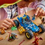 Jucarii, Copii si Bebe - Jucarii si jocuri - Seturi de constructie si cuburi - Seturi de constructie - LEGO NINJAGO Masina Transformabila a lui Jay 71856 - Infinity.ro
